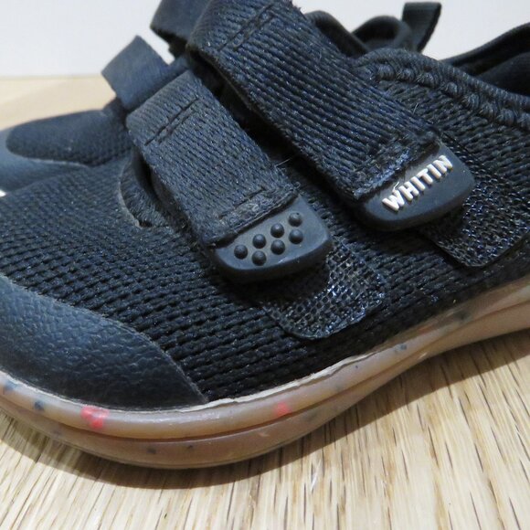 WHITIN Barefoot Toddler Sneaker Shoes in Black Breathable Mesh Outdoor Casual - Picture 4 of 10